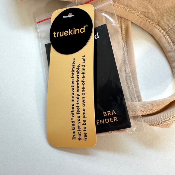 Truekind Womens Daily Comfort Wireless Stretch Shaper Bra Size L Chai - Picture 4 of 8